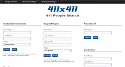 Desktop Screenshot of 411x411.com